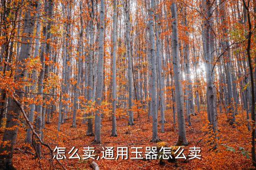 玉器怎么卖,通用玉器怎么卖