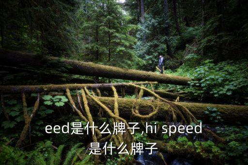 eed是什么牌子,hi speed是什么牌子