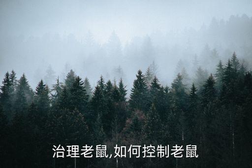 治理老鼠,如何控制老鼠