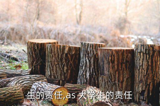 大学生的责任,as 大学生的责任