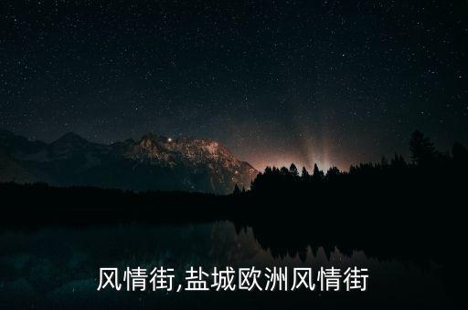 欧洲风情街,盐城欧洲风情街