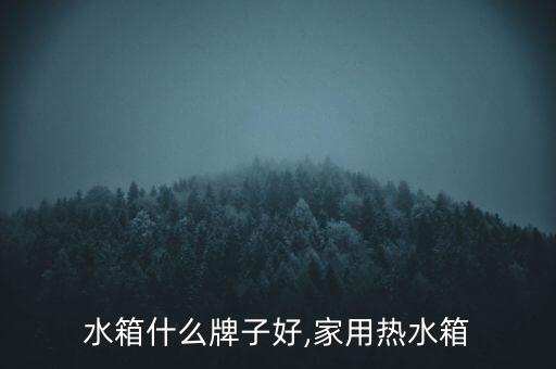储热水箱什么牌子好,家用热水箱