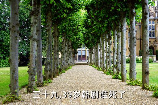 韩剧三十九,39岁韩剧谁死了