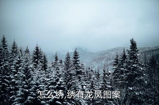 怎么绣,绣有龙凤图案