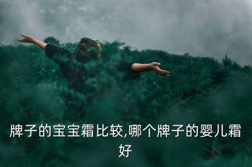 牌子的宝宝霜比较,哪个牌子的婴儿霜好