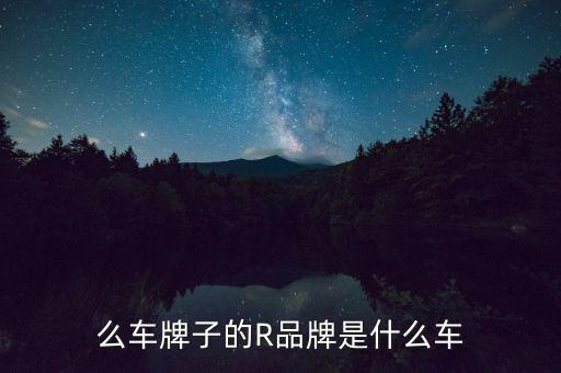 r什么车牌子的R品牌是什么车?