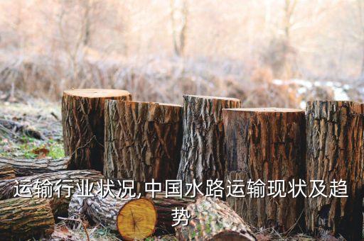 水路运输行业状况,中国水路运输现状及趋势