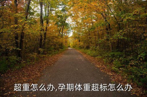 怀孕超重怎么办,孕期体重超标怎么办