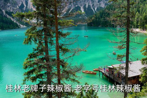 广西桂林老牌子辣椒酱,老字号桂林辣椒酱