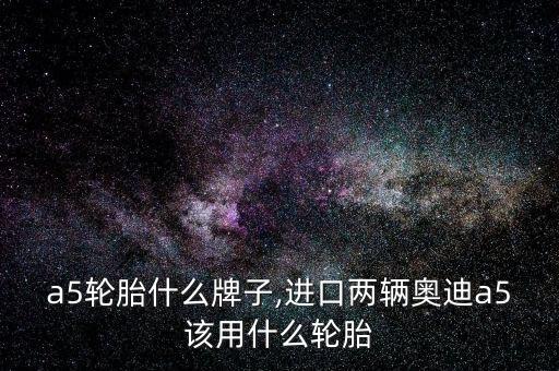 a5轮胎什么牌子,进口两辆奥迪a5该用什么轮胎