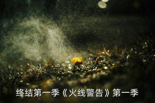 罪案终结第一季《火线警告》第一季