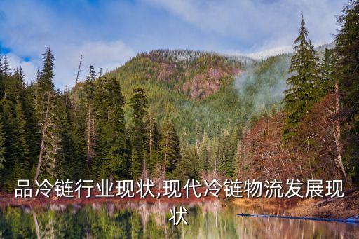 品冷链行业现状,现代冷链物流发展现状