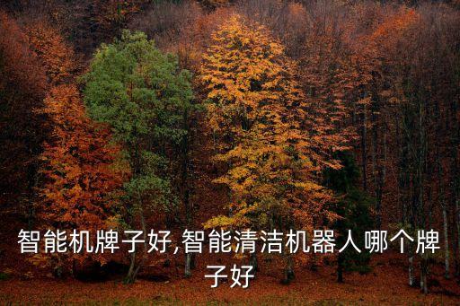 台湾智能机牌子好,智能清洁机器人哪个牌子好?
