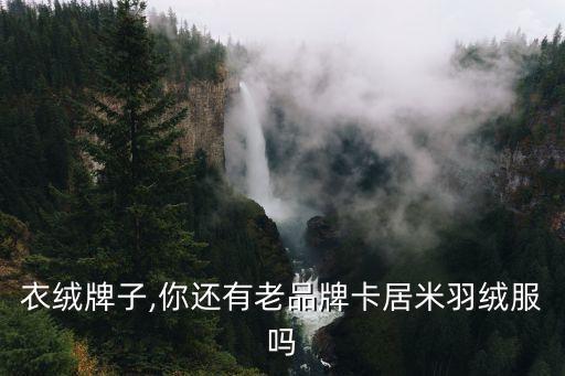 香港衣绒牌子,你还有老品牌卡居米羽绒服吗?