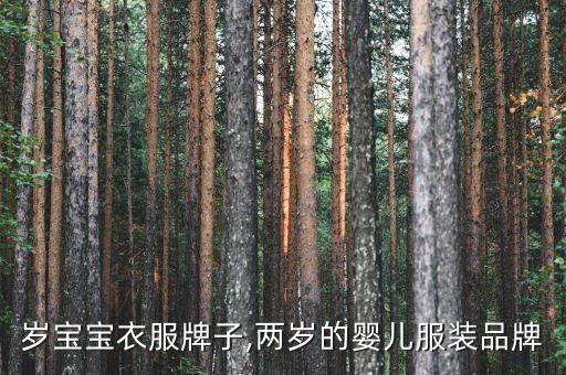 两三岁宝宝衣服牌子,两岁的婴儿服装品牌