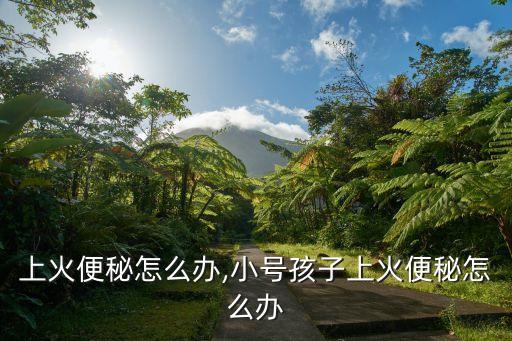 上火便秘怎么办,小号孩子上火便秘怎么办