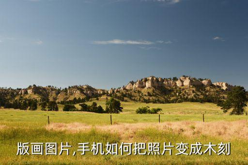 木刻版画图片,手机如何把照片变成木刻?