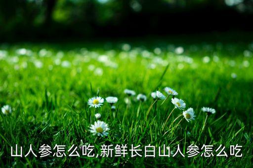长白山人参怎么吃,新鲜长白山人参怎么吃