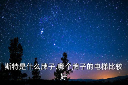 奥蒂斯特是什么牌子,哪个牌子的电梯比较好?
