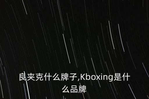 高育良夹克什么牌子,Kboxing是什么品牌?