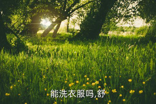 能洗衣服吗,舒