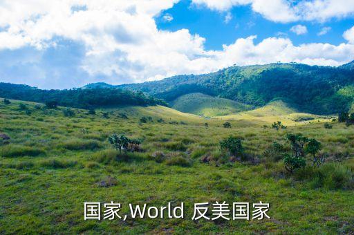 反美国家,World 反美国家