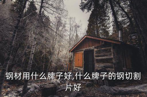 钢材用什么牌子好,什么牌子的钢切割片好