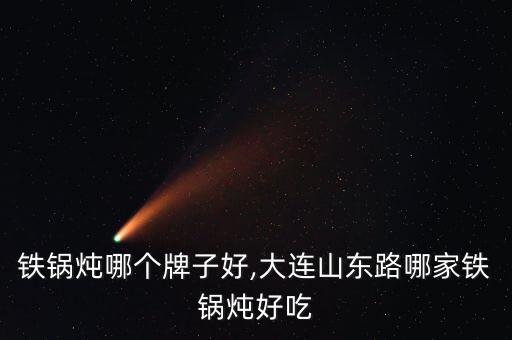 东北铁锅炖哪个牌子好,大连山东路哪家铁锅炖好吃?