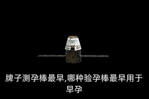 牌子测孕棒最早,哪种验孕棒最早用于早孕