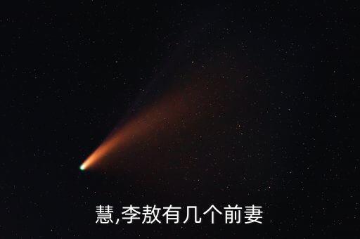 王志慧,李敖有几个前妻?