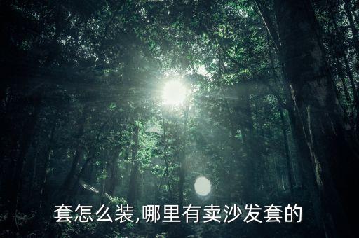 套怎么装,哪里有卖沙发套的