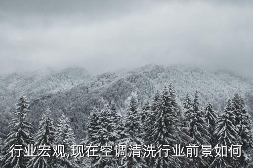 空调行业宏观,现在空调清洗行业前景如何?