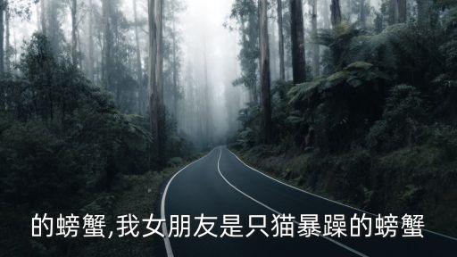 的螃蟹,我女朋友是只猫暴躁的螃蟹