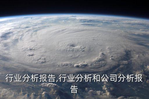 行业分析报告,行业分析和公司分析报告