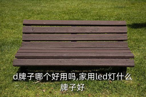 d牌子哪个好用吗,家用led灯什么牌子好