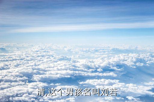 清,这个男孩名叫刘若