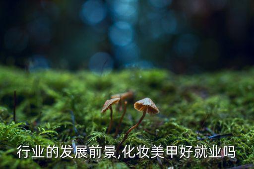 行业的发展前景,化妆美甲好就业吗