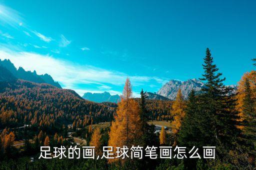 足球的画,足球简笔画怎么画