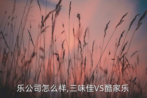 酷家乐公司怎么样,三味佳VS酷家乐