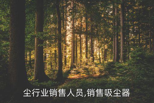 尘行业销售人员,销售吸尘器