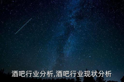 酒吧行业分析,酒吧行业现状分析