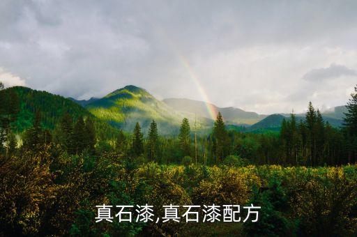 天然真石漆,真石漆配方