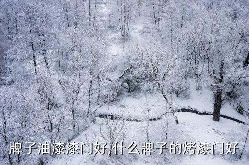 牌子油漆漆门好,什么牌子的烤漆门好