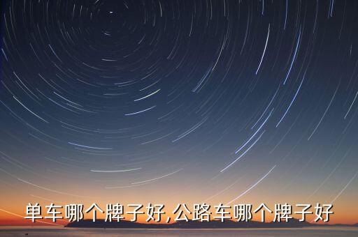 单车哪个牌子好,公路车哪个牌子好