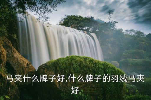 羽绒马夹什么牌子好,什么牌子的羽绒马夹好?