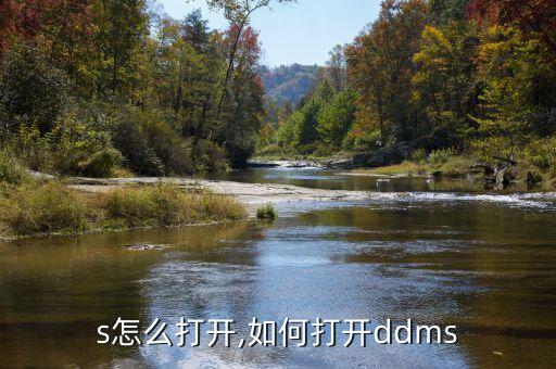 dds怎么打开,如何打开ddms?