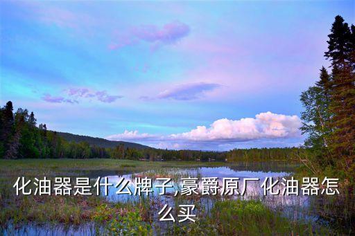 化油器是什么牌子,豪爵原厂化油器怎么买