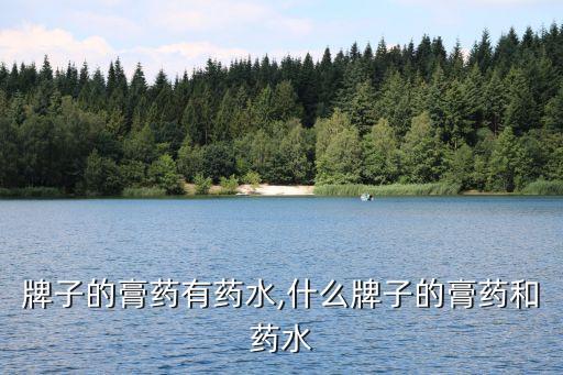 那个牌子的膏药有药水,什么牌子的膏药和药水?