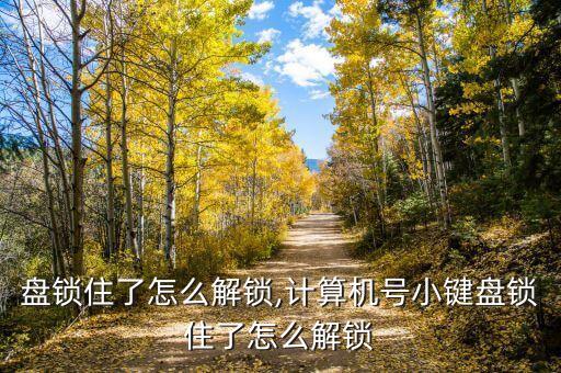 小键盘锁住了怎么解锁,计算机号小键盘锁住了怎么解锁
