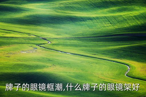 什么牌子的眼镜框潮,什么牌子的眼镜架好?